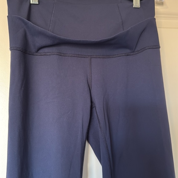 Lululemon Fleece Navy Running Pants 8 - Picture 1 of 5